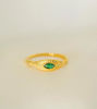 Picture of Thin Signet Ring Gold Boho