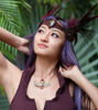 Picture of Cleopatra Scarab Necklace – Egyptian Moonstone & Labradorite Statement Jewelry
