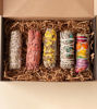 Picture of Home Cleansing - Sage Smudge Kit - Energetic Cleansing and Purification tool - Turquoise Sinuata, Dragon Blood, White Sage, Yellow Petals, 7 Chakras