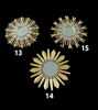 Picture of Peruvian Sunburst Mirror 12" Gold - Home Decor, Wall Art