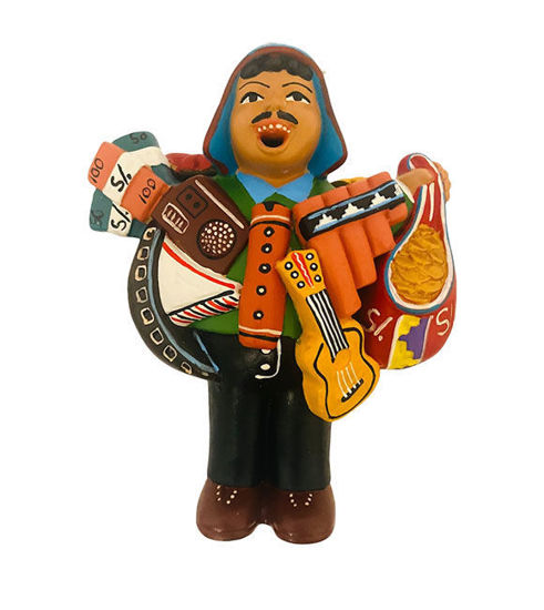 Picture of Ekeko doll - 8" tall - God of abundance