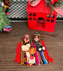 Picture of Tiny Peruvian Nativity Scene Christmas Decor - 6 pcs set - 1" tall