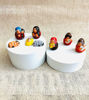 Picture of Tiny Handmade Nativity Scene (8 Piece) – Peruvian Mini Holy Family Christmas Ornament Set (1.5 Inch)