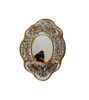 Picture of Vintage Colonial Mirror in Silver | Hand-Carved Peruvian Home Decor