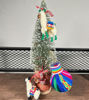 Picture of Christmas Tree Balls & Llama, Ornaments, Set of 6, Christmas Decorations, Peruvian style, Ethnic, Folk