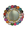 Picture of Peruvian Rainbow Mirrors 14", Round, oval, rectangle, arc shape - Home Decor, Wall Art, Decorative