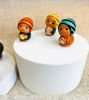 Picture of Tiny Peruvian Nativity Scene Christmas Decor - 8 pcs set - 1" tall