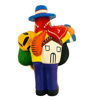 Picture of Ekeko 9" - Handmade God of Abundance Doll for Prosperity and Good Luck