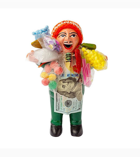 Picture of Ekeko 7" - Handmade God of Abundance Doll for Prosperity and Good Luck