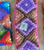 Picture of Peruvian embroidered headband. Handmade, knitted, 100% sheep wool, different designs