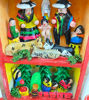 Picture of Retablo Nativity Scene 10” tall Folk art, Christmas decor, ornaments, handmade, peruvian