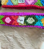 Picture of Peruvian embroidered headband. Handmade, knitted, 100% sheep wool, colorful