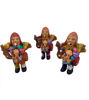 Picture of Ekeko doll 6x2"- God of Abundance - Colorful pattern designs