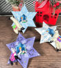 Picture of Star and Lama Nativity Scene.Christmas Tree Ornament 4 inches