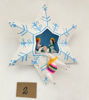 Picture of Star and Lama Nativity Scene.Christmas Tree Ornament 4 inches