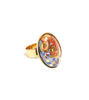 Picture of Oval Gold Flame Ring