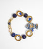 Picture of Bracelet with Circles, Fish and Lapis Lazuli