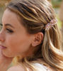 Picture of Hair clip with flowers, stones and pearls