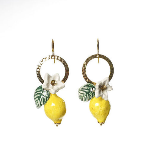 Picture of Hoop earrings with lemons