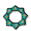 Picture of Peruvian Decorative Mirrors 9" exterior frame, Sunburst/Starburst, Home Decor, Wall Art , Interior Design, floral pattern