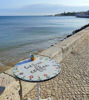 Picture of Mosaic table for COFFEE LOVERS. Mosaic tile tabletop; cafe table; garden table, BISTRO coffee table; dining table; kitchen table