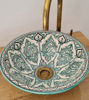 Picture of Handpainted Bathroom Sink - Antique Decor