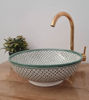 Picture of Pastel Green Bathroom Vessel Sink