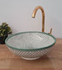 Picture of Pastel Green Bathroom Vessel Sink