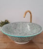 Picture of Turquoise Antique Bathroom Sink