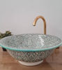 Picture of Turquoise Antique Bathroom Sink