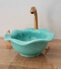 Picture of WAVY Turquoise Bathroom Vessel Sink