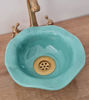 Picture of WAVY Turquoise Bathroom Vessel Sink