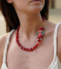 Picture of Pomegranate necklace with carnelian and agate