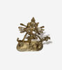Dhokra brass durga figurine, symbolising craftsmanship and cultural heritage in home décor.