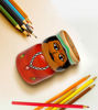 Handcrafted whimsical pencil holder, adding charm to kids' study spaces.