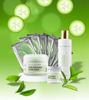 Picture of The Spa Bundle • Cucumber Hydrosol Toner • Cool Cucumber Scrub • Cucumber Body Salve & Green Tea Eye Gels