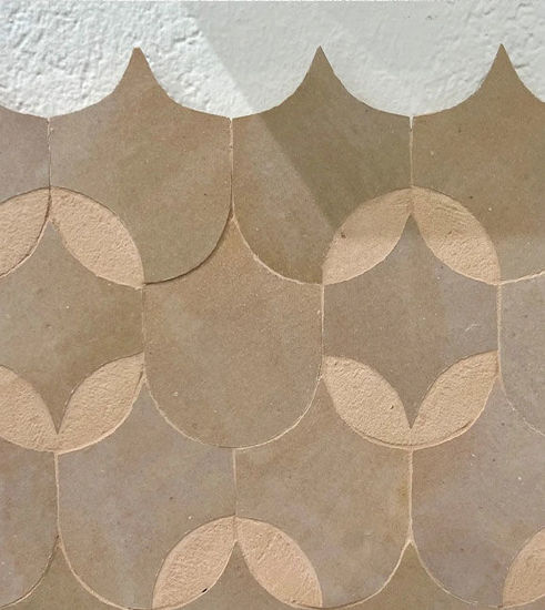 Picture of Special Color Creative Wavy Handmade Zellige Tiles (Per Sqft)