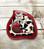 Picture of Hand-Painted Wooden Cat Tray – Small Decorative Snack Tray (7.5"x6.5")