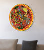 Picture of Hand-Painted Bengal Patachitra Picture Disc – Decorative Wall Hanger (12.5” Aluminum)