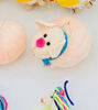 Picture of Christmas Tree Ethnic Ornaments – Handmade Folk Art Set, Peruvian Style, Sheep Wool Decorations