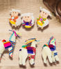Picture of Christmas Tree Ornaments Set – Handmade Peruvian Folk Art (Set of 6)