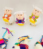 Picture of Christmas Tree Ornaments Set – Handmade Peruvian Folk Art (Set of 6)
