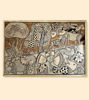 Handmade Patachitra artwork painted by an artisan from India