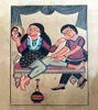 Picture of Bengal Patachitra Folk Art – Slice of life Painting | 22"x14" | Natural Colors on Paper Wall Decor