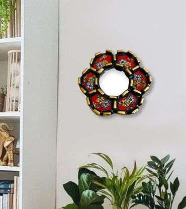 Picture of Cuscajas Vintage Mirror – Handmade Peruvian Wall Art