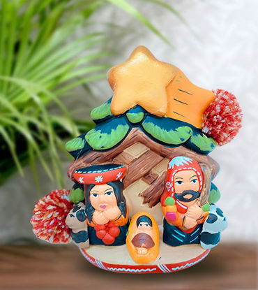 Picture of Cusco Nativity Scene Pompom.
